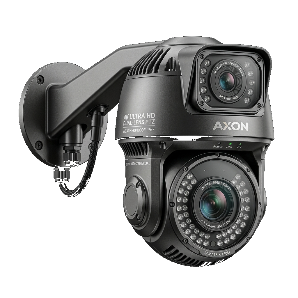 4K Ultra Dual-Lens Outdoor PTZ Security Camera