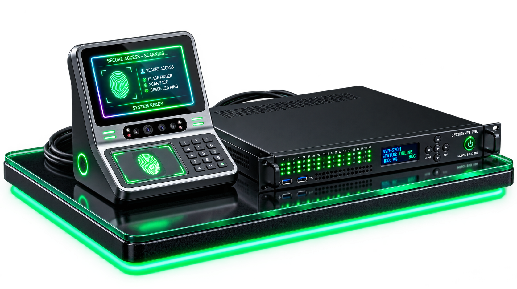 Enterprise Biometric Access and Cloud NVR